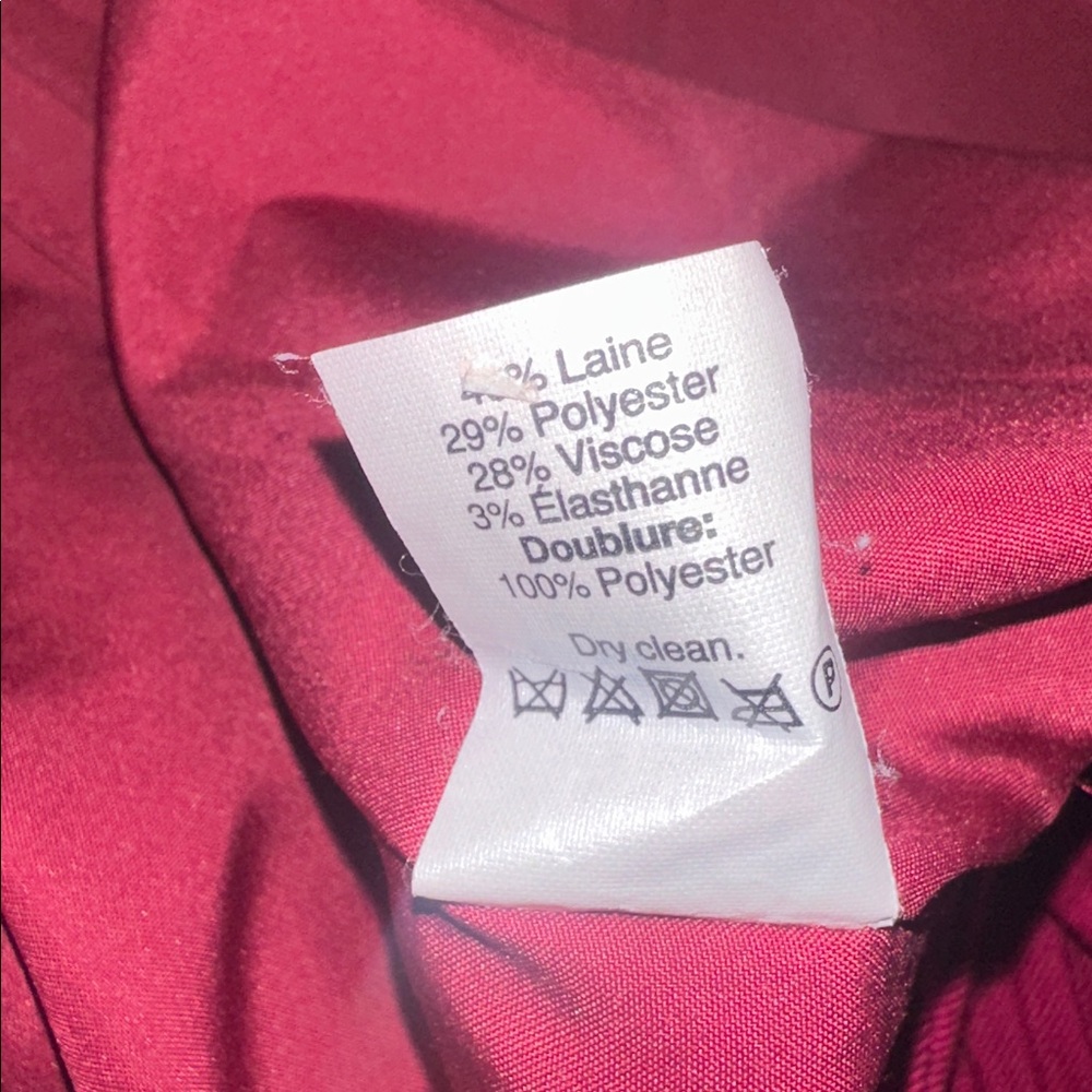 NWOT J. Crew Lined Fuchsia Skirt (4) - Picture 5 of 5